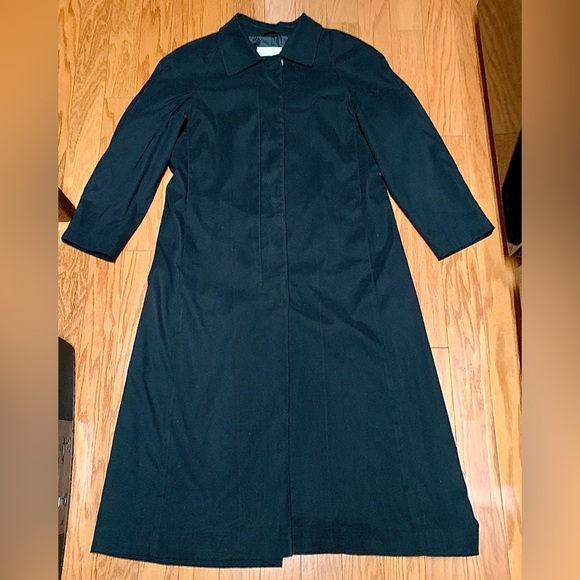 Women’s 8 Petite JONES NEW YORK Full Length Rain Trench Overcoat - Picture 1 of 16